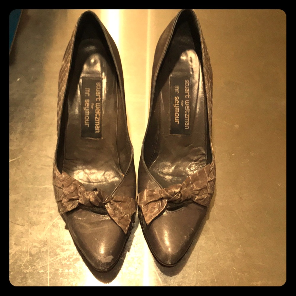 Vintage Stuart weitzman pumps for Mr Seymour.